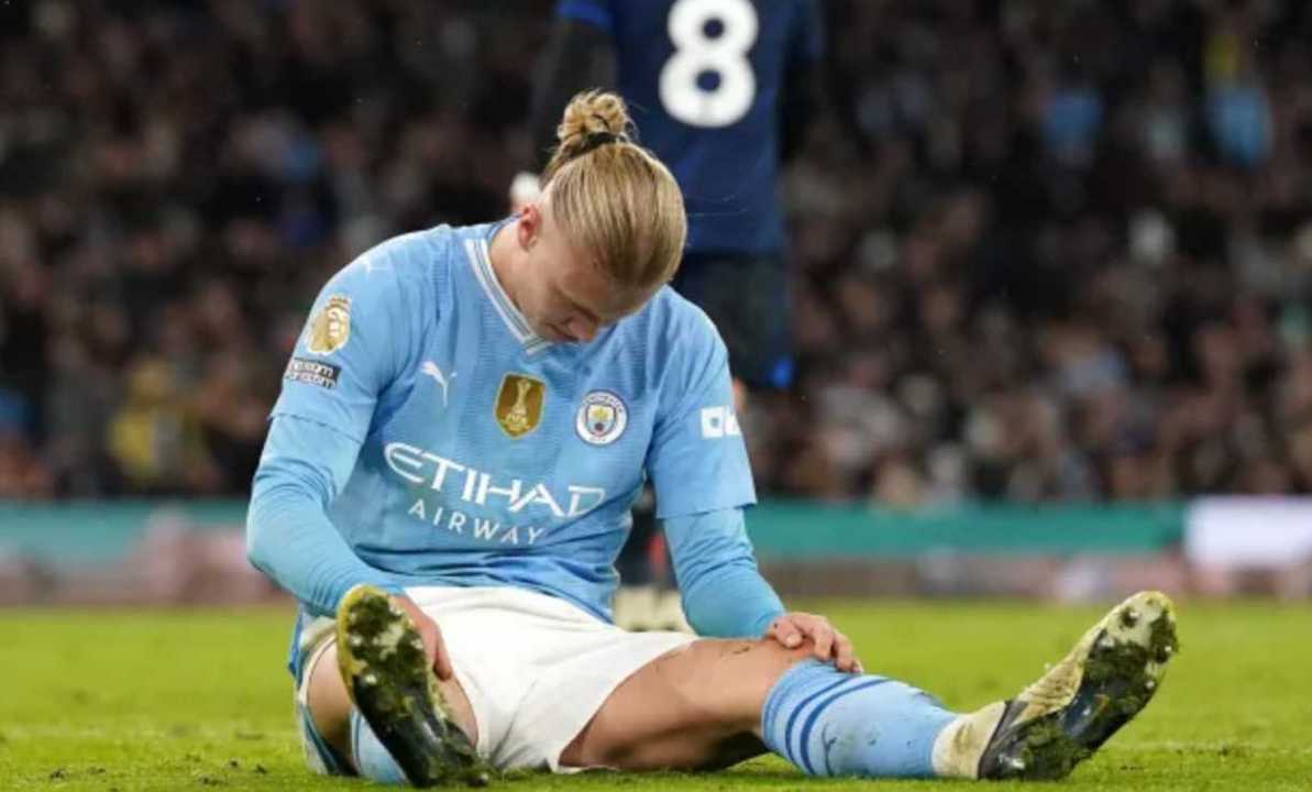 Erling Haaland membuag semua peluang emas mencetak gol saat Manchester City melawan Chelsea