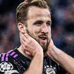 Harry Kane di Laga Liga Champions antara Lazio vs Bayern Munchen