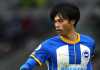 Pemain sayap Brighton Kaoru Mitoma akan absen hingga akhir musim arena cedera punggung
