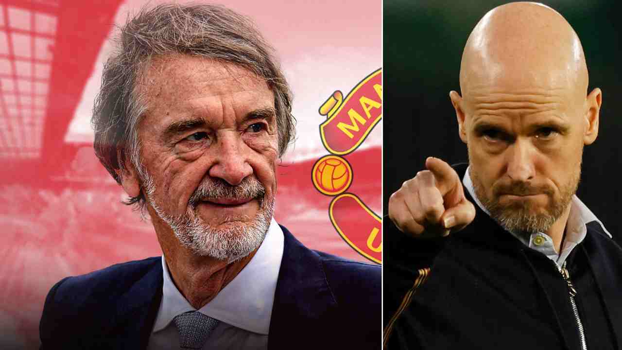 Sir Jim Ratcliffe dan Erik Ten Hag - Manchester United