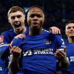 Skuad Chelsea saat melawan Manchester City di Eithad Stadium