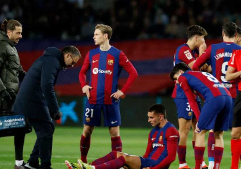 Ferran Torres Cedera di Laga Barcelona vs Osasuna