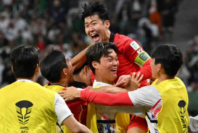 Piala Asia - Son Heung-min saat Rayakan Kemenangan Korsel atas Australia