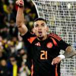 Timnas Spanyol Tumbang Oleh Kolombia, Timnas Italia Bungkam Venezuela Daniel Munoz pencetak gol kemenangan Kolombia atas timnas Spanyol