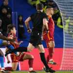 Gol Danny Wellbeck di laga Brighton vs Rhma di Liga Europa