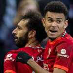Mohamed Salah dan Luis Diaz pemain Liverpool
