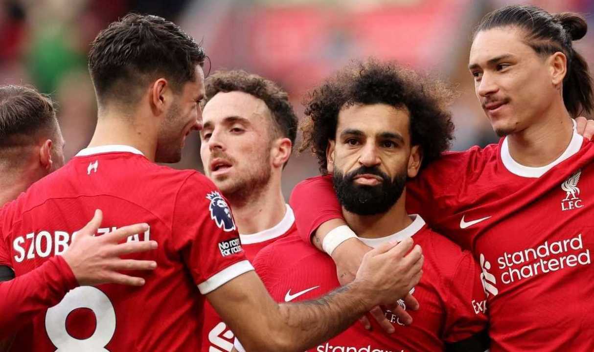 Mohamed Salah dan rekan-rekannya di Liverpool