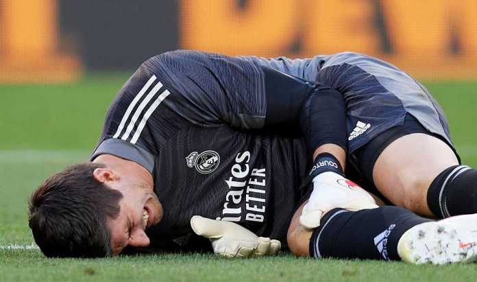 Thibaut Courtois kiper Real Madrid kembali cedera