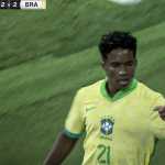 Endrick sumbang satu gol untuk timnas Brasil