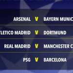 Hasil Undian Babak Perempat Final Liga Champions