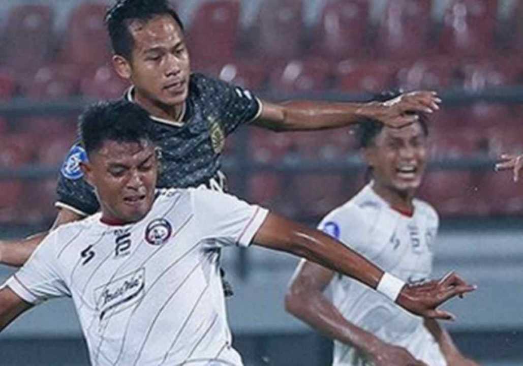 Arema FC saat hadapi Bhayangkara FC