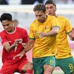 Marselino Ferdinan di laga Indonesia U23 vs Australia