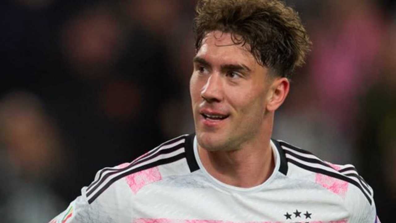 Dusan Vlahovic pemain Juventus