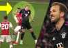 Harry Kane sikut leher Gabriel Magelhaes di pertandingan Arsenal vs Bayern Munchen