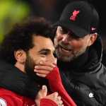 Jurgen Klopp dan Mohamed Salah - Liverpool