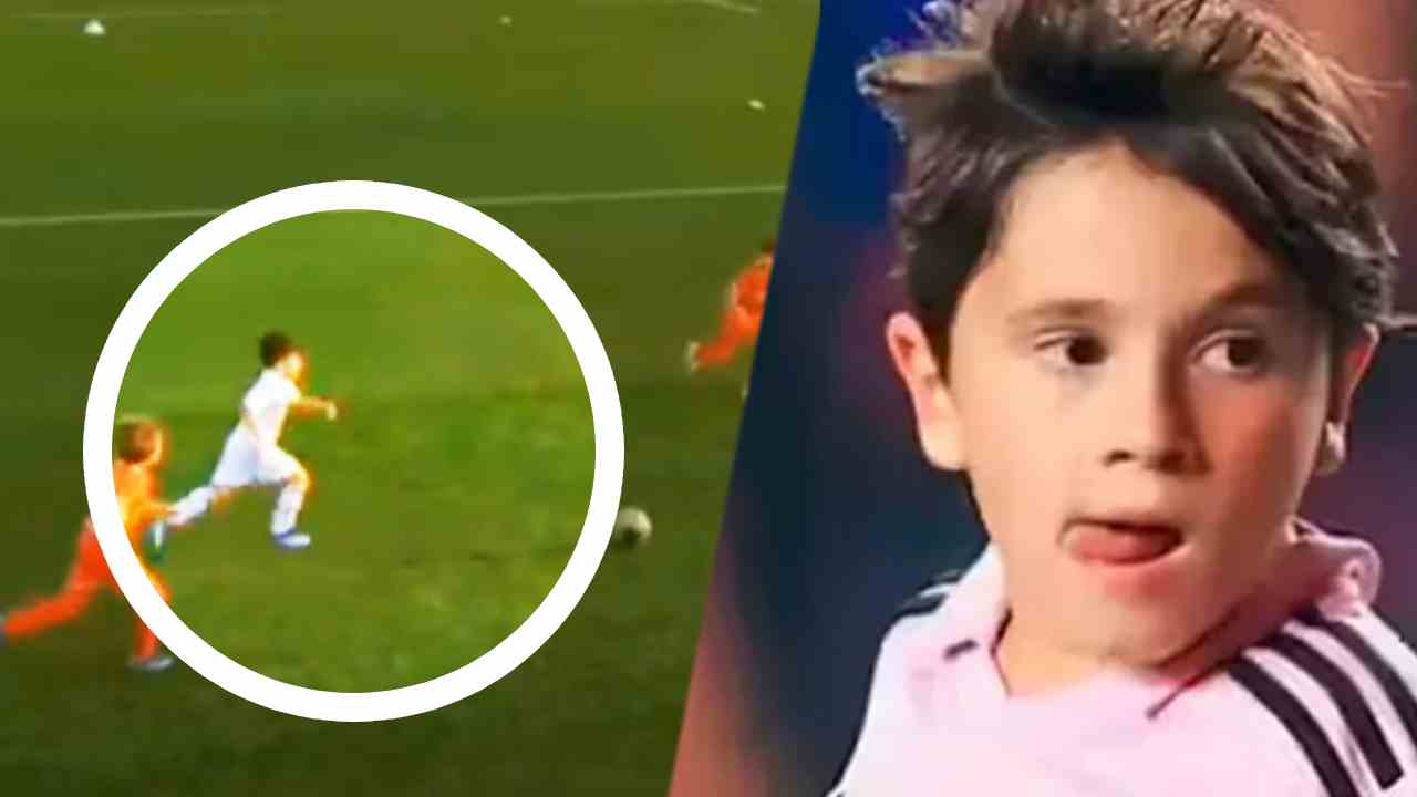 Mateo Messi putra Lionel Messi kini viral dengan lima golnya