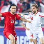 Nathan Tjoe A On dalam duel Yordania vs Indonesia