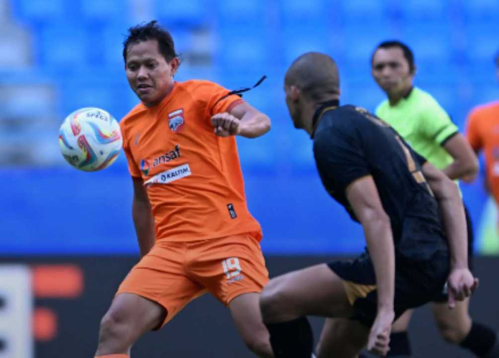 Adam Alis saat Borneo FC bertemu Madura United di Reguler Series