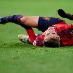 Gavi saat Cedera di Timnas Spanyol November tahun lalu