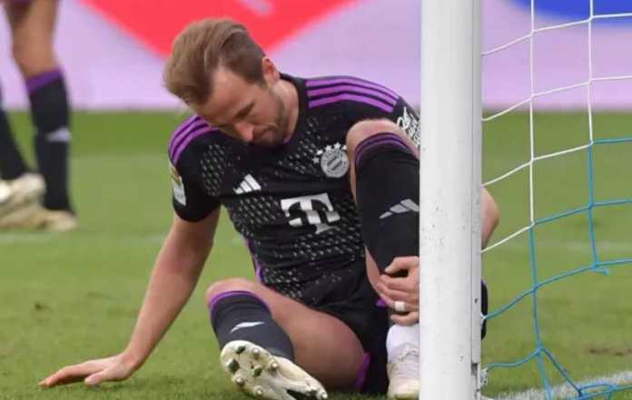 Harry Kane saat cedera di Bayern Munchen