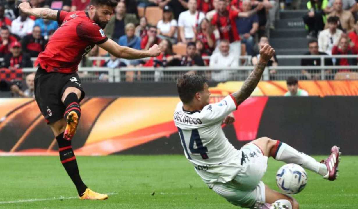 Hasil AC Milan vs Genoa - Liga Italia