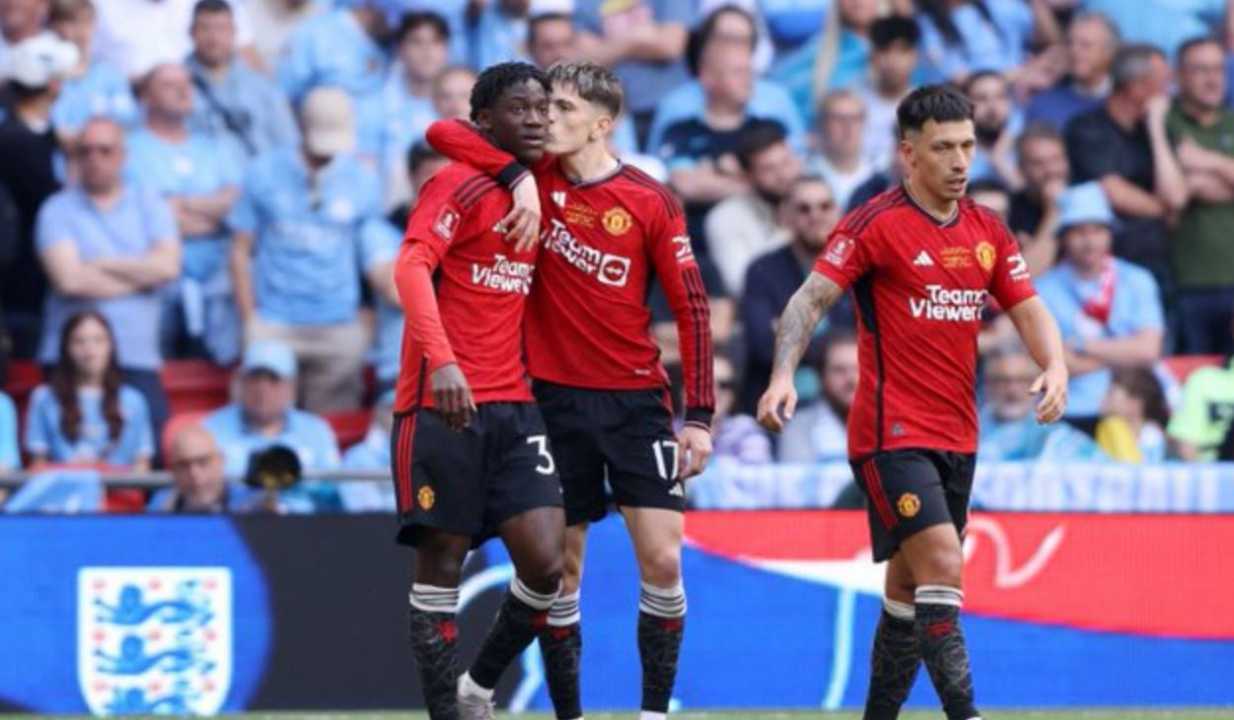 Hasil Babak Pertama Piala FA Manchester City vs Manchester United Skor 0-2