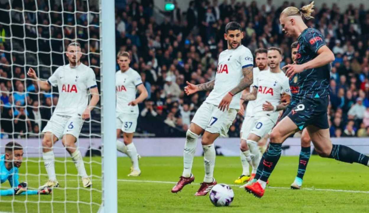 Hasil Liga Inggris - Tottenham Hotspur vs Manchester City