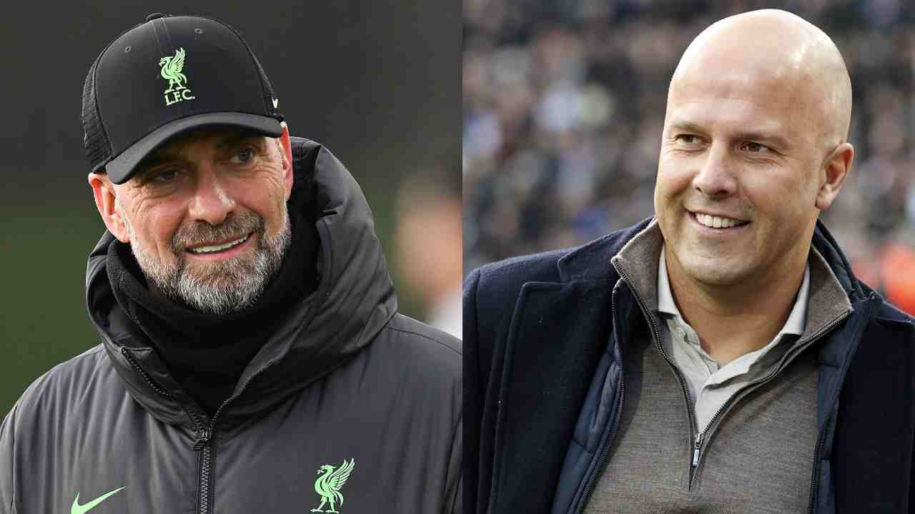 Jurgen Klopp dan Arne Slot