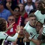 Inilah Syarat Bagi Chelsea Untuk Bisa Lolos ke Liga Europa! Pemain Chelsea selebrasi usai kalahkan Nottingham Forest