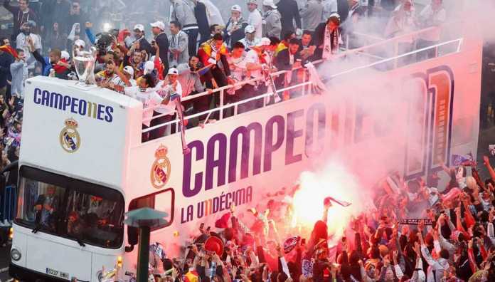 Real Madrid parade pesta gelar juara Liga Spanyol