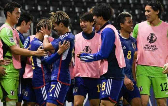 Sesi Latihan Jepang Jelang Bertemu Uzbekistan di Final Piala Asia U23