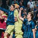 Skuad Atalanta saat akan melaju ke final Piala Italia