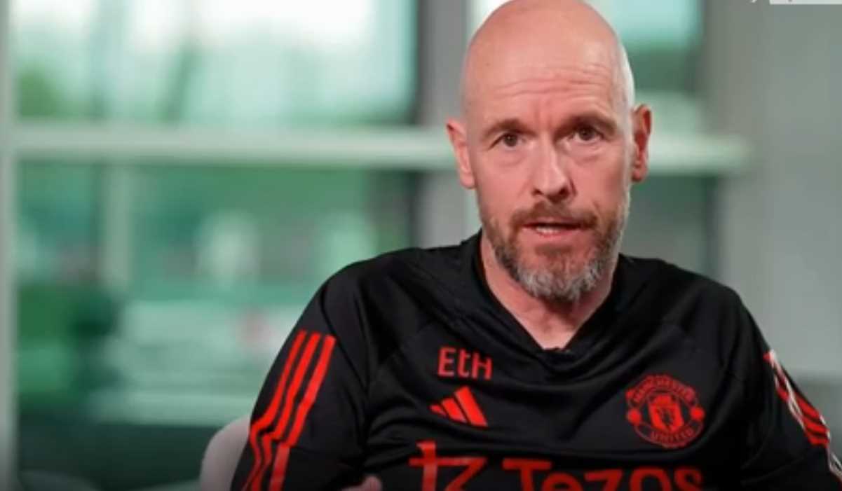 Erik ten Hag dalam wawancara dengan Gary Neville di Sky Sports