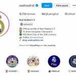 Akun Instagram Real Madrid