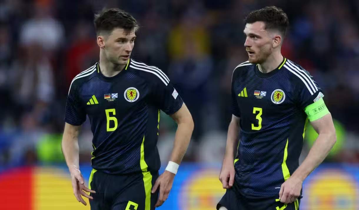 Andy Robertson dan Kieran Tierney di Euro 2024