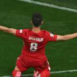 Arda Guler usai mencetak gol untuk Turki di Laga vs Georgia