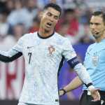 Mengapa Cristiano Ronaldo Mendapat Kartu Kuning di Laga Georgia vs Portugal? Cristiano Ronaldo di laga antara Georgia vs Portugal di Euro 2024