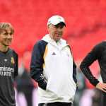 Luka Modric Bersama Ancelotti dan Toni Kroos