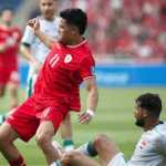 Ragnar Oratmangoen saat bermain di laga Indonesia vs Irak