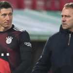 Robert Lewandowski dan Hansi Flick