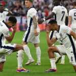 Selebrasi Jude Bellingham di laga Serbia vs Inggris di Euro 2024