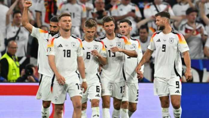 Skuat timnas Jerman di laga melawan Swiss