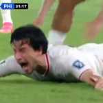 Thom Haye selebrasi gol pertama di laga Indonesia vs Filipina