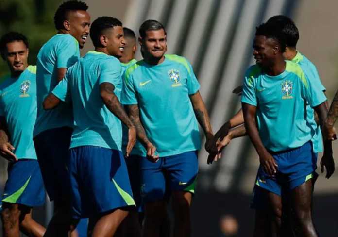 Timnas Brasil dalam Latihan Jelang Copa America