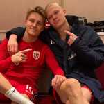 Martin Odegaard dan Erling Haaland belum pernah main di turnamen besar internasional