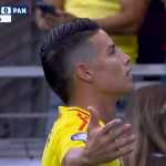 James Rodriguez Rayakan Gol ke Gawang Panama
