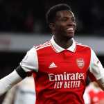 Eddie Nketiah pemain Arsenal