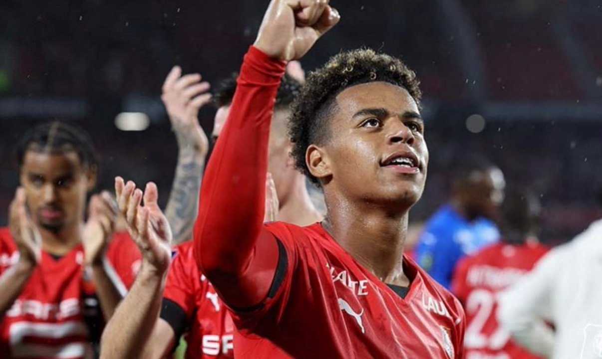 Desire Doue pemain Rennes yang menjadi buruan Manchester United dan Bayern Munchen