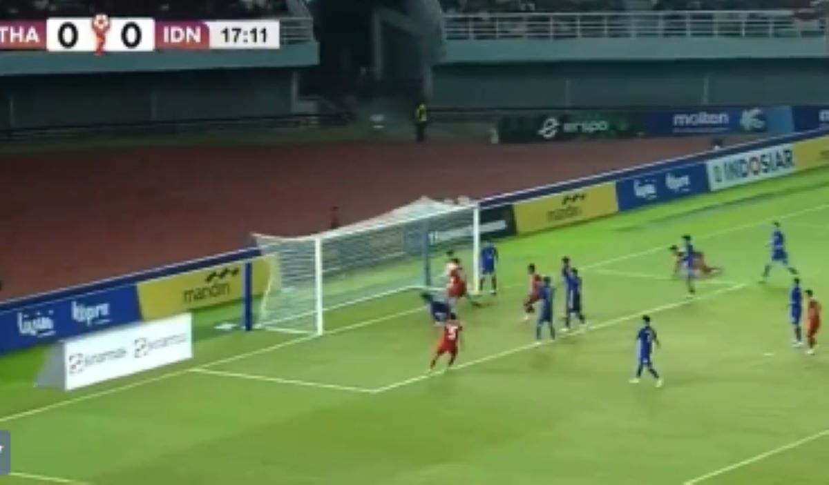 Gol Jens Raven di final Piala AFF U16 - Indonesia vs Thailand