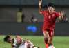 Kei Hirose dalam laga Borneo FC vs Persis Solo di Piala Presiden 2024